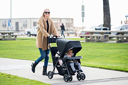 Joovy Caboose Too Ultralight Graphite Stroller, Stand on Tandem