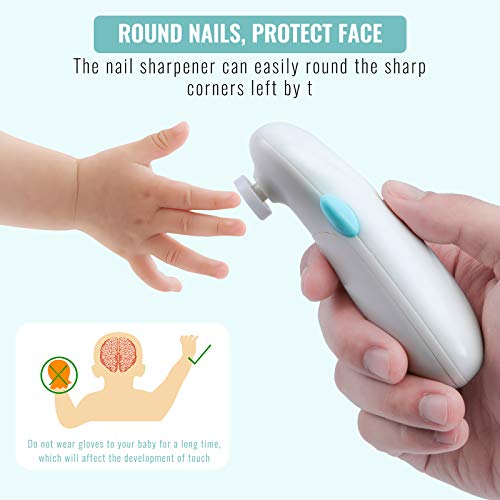 Baby Nail Trimmer Clipper File with Light