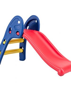 Baby Joy Folding Slide, Indoor First Slide Plastic Play