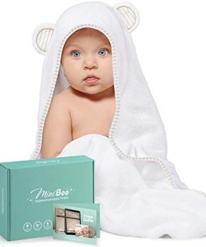 Organic Bamboo Baby Hooded Towel – Ultra Soft