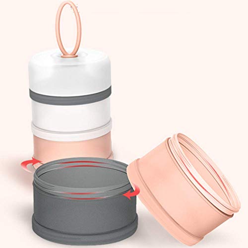 Formula Non-Spill Portable Stackable Baby Milk Powder Dispenser