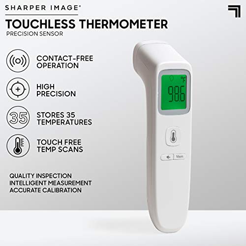 SHARPER IMAGE Digital Touchless Smart Forehead Thermometer