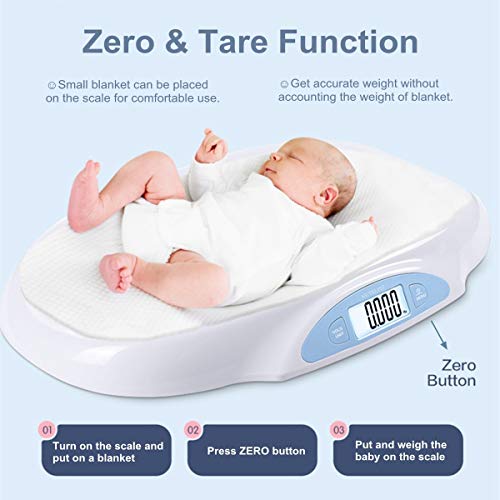 NUTRI FIT Digital Baby Scale Max 25kg/55lb Accurate