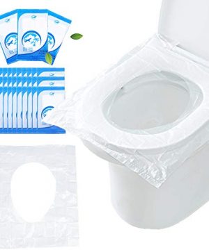 100 Pack Disposable Plastic Toilet Seat Covers