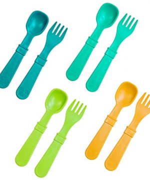 Toddler Feeding Utensils Spoon and Fork Set