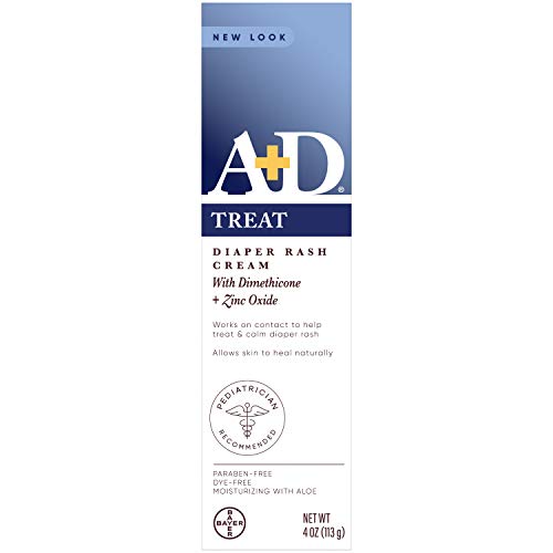 A+D Zinc Oxide Diaper Rash Treatment Cream