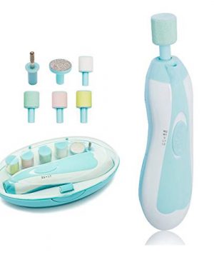 Baby Electric Nail File, Nail Trimmer for Baby with Light
