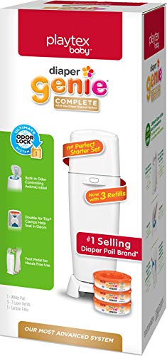 Diaper Genie Playtex Complete Diaper Pail, with Built-in Odor