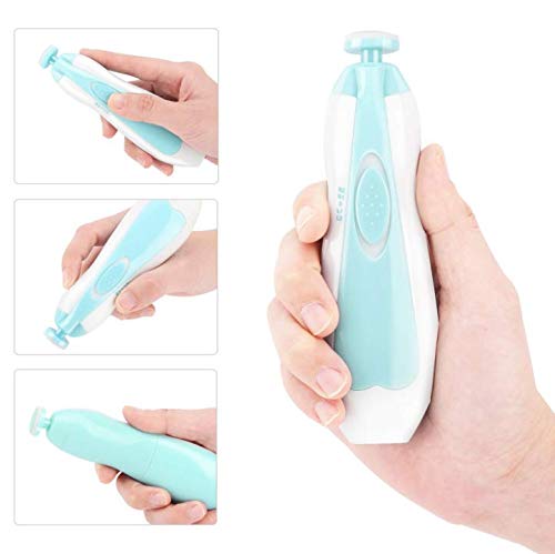 Gentle and Safe Baby Nail Care with the Electric Nail Trimmer and Polka Dot Carry Case