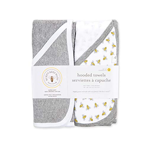 Baby Hooded Towels Absorbent Knit Terry Organic Cotton