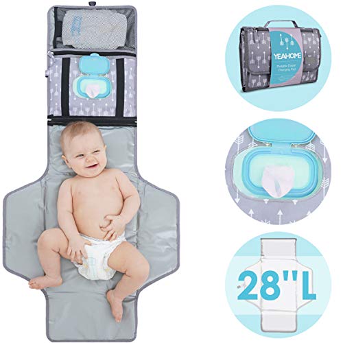 Portable Baby Diaper Changing Pad - YEAHOME Waterproof