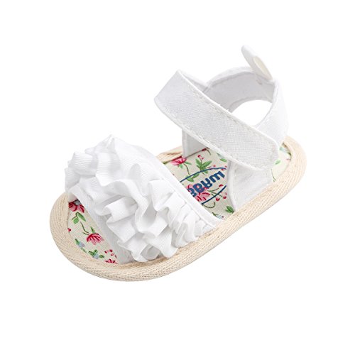 Striped Bowknot Baby Girl Sandals: Stylish and Safe First Walkers