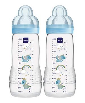 Fast Flow Baby Bottles with Silicone Nipples