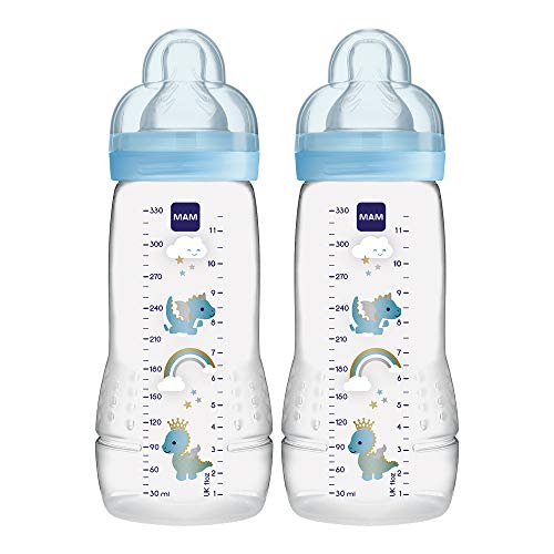 Fast Flow Baby Bottles with Silicone Nipples