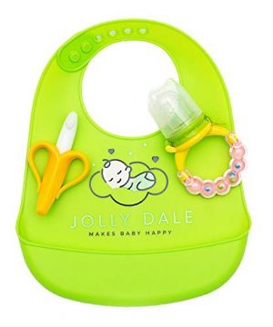 Jolly Dale Baby Teething, Feeding Set with Silicone Baby