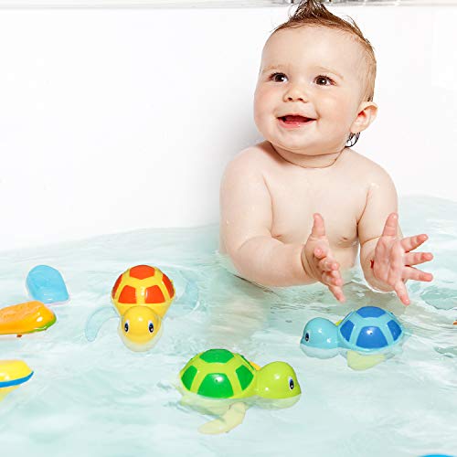 Floating Wind-up Bathtub Pool Toys Cute Water Play Set