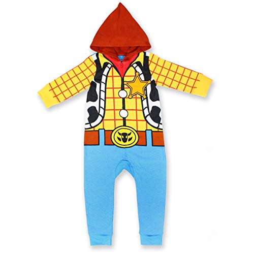 Disney Toy Story Boy's Woody Hooded Coverall Onesie