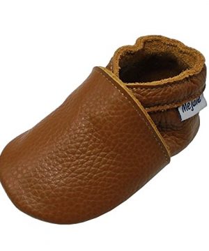 Mejale Baby Soft Soled Leather Moccasins Anti-Slip