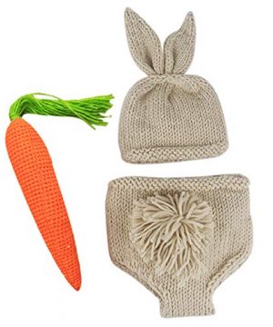 Adorable Easter Bunny Newborn Photography Props