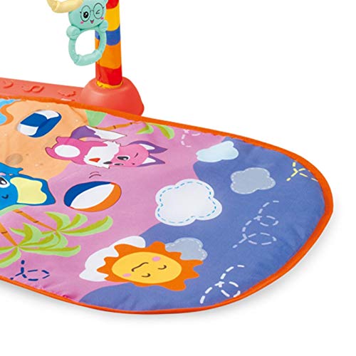 Baby Piano Gym Playmat with Hanging Music Toys