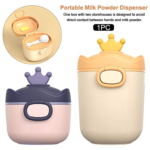 On-the-Go Formula Companion: Non-Spill Milk Powder Dispenser with Easy Scoop and Storage, Ideal for Travel and Daily Adventures