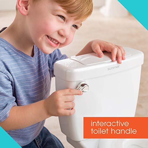 Summer Infant My Size Potty, White – Realistic Potty Training Toilet