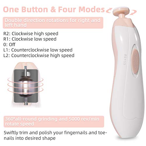 Baby Nail File Electric Nail Trimmer Manicure Kit
