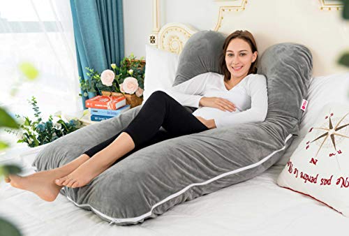 Meiz Pregnancy Pillow, U Shaped Pregnancy Body Pillow