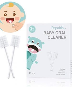 Papablic Baby Tongue Cleaner, Upgrade Gum Cleaner