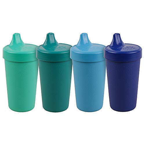 Re-Play Made in The USA 4pk No Spill Sippy Cups for Baby