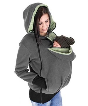 Winter Pregnant Sweatshirt Woman Kangaroo Hoodies