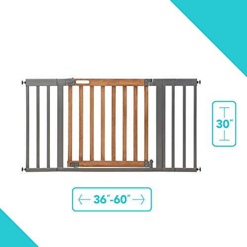 Summer West End Safety Baby Gate, Honey Oak Stained Wood