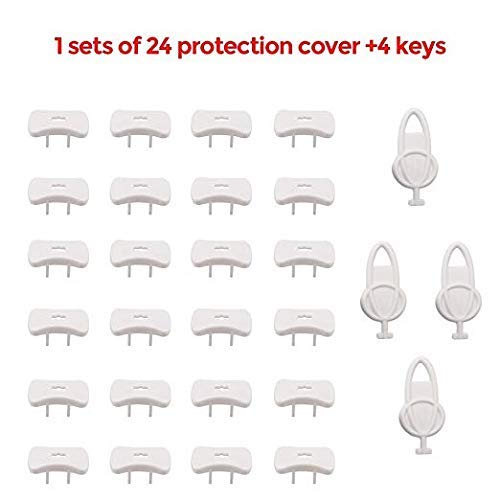KRD Baby Outlet Covers Baby proofing(24 Plugs + 4 Keys) Purchase