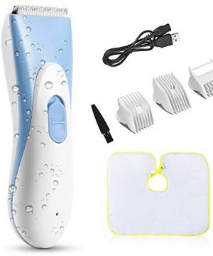 Waterproof Rechargeable Baby Hair Trimmer with Ceramic Blade