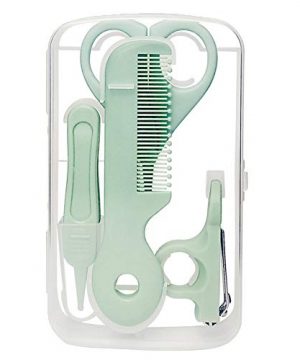 CALIDAKA Baby Nail Kit, 5 in 1 Baby Nail Care Set with Comb