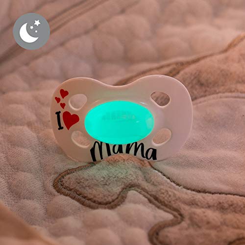 Glow in The Dark Baby Pacifier for 0-6 Months