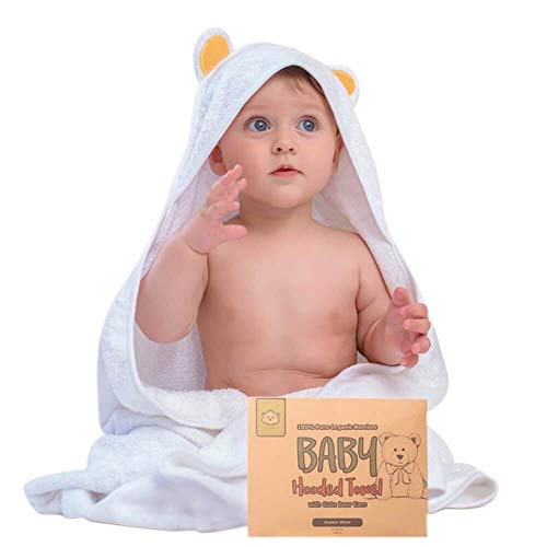 Baby Hooded Towel - Bamboo Baby Towel by KeaBabies