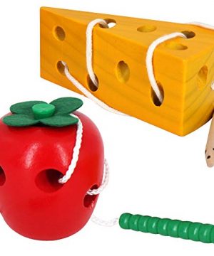 Early Development Toys Wooden Lacing Toys