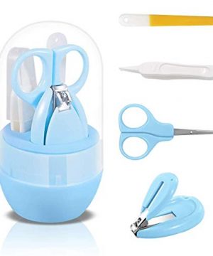 Newborn 4-in-1 Baby Nail Care Set with Cute Case