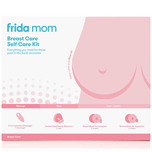 Frida Mom Breast Care Self Care Kit - 2-in-1 Lactation Massager
