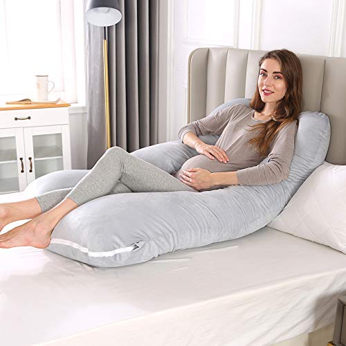 CDEN Pregnancy Pillow, U Shaped Full Body Pillow 55"