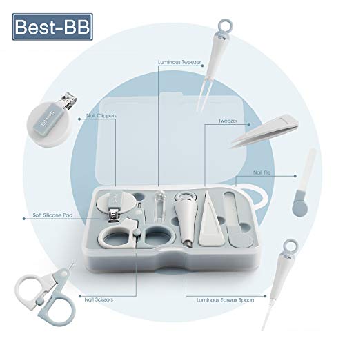Baby Nail Clippers Kit, 6 in 1 Baby Nail Care Set