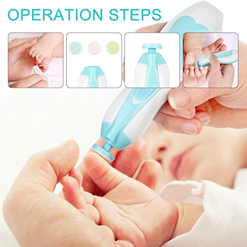 Electric Nail File Drill for Baby No Sharp Claws Hurt