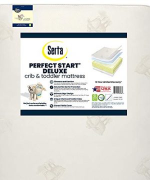 Serta Perfect Start Deluxe Fiber Core/Foam Crib