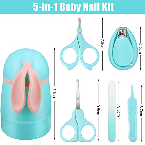 2 Baby Nail Set,Baby Nail Clippers and Scissors