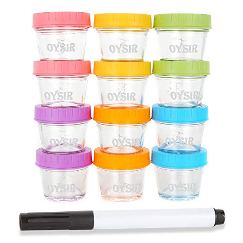 Microwave Glass Baby Food Storage Containers