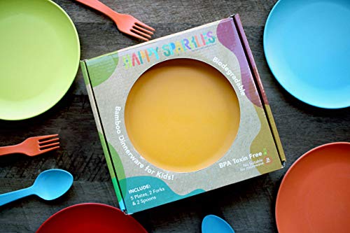 Bamboo Plates for Kids, Best Organic Kids Dinner Plates