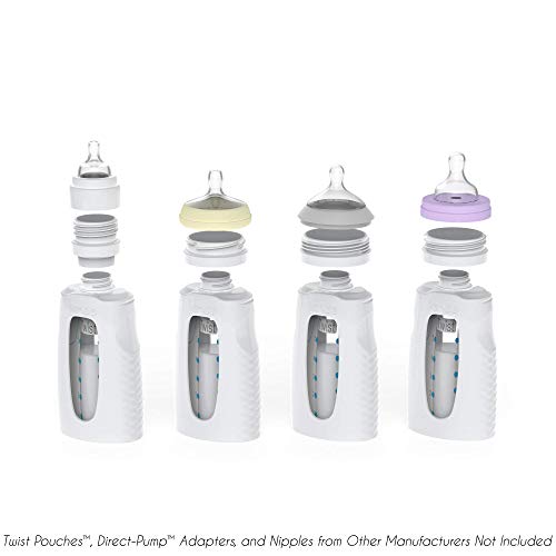 Baby Breast Milk Feeding Bottle with Nipples and Case