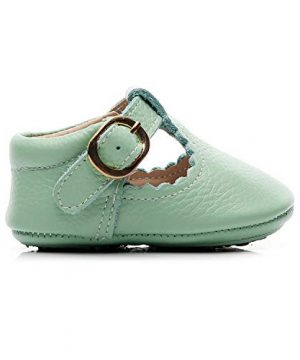 HONGTEYA Leather Leopard Baby Shoes