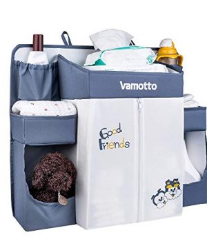 Vamotto Hanging Diaper Organizer Caddy for Crib